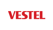Vestel marka beyaz eşya, klima ve kombi cihazları için özel teknik servis logosu.